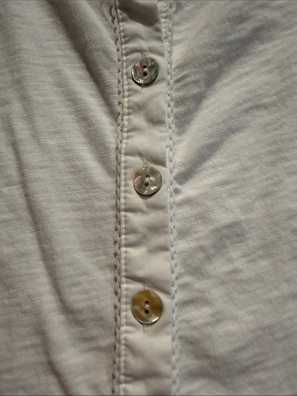Dylan white button down sleeveless top - Picture 3 of 7